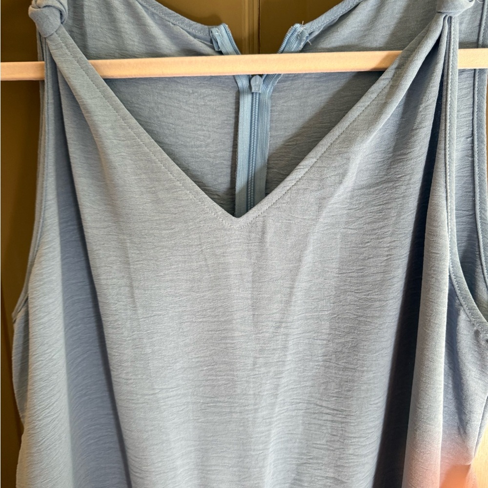 Elegant Blue Jumpsuit - Picture 4 of 5